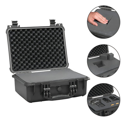 Maleta Anti Impacto Resistente Ip54 Mai 415 Vonder Preta Preto