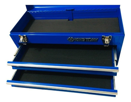 Baú Para Ferramentas Metálico 87a07-2a-b Cor Azul King Tony