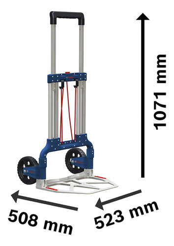Carrinho Transporte Alumínio Para L-boxx Profissional Bosch