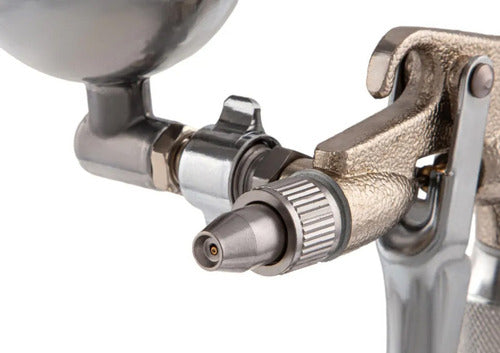 pistola de pintura a gravidade 0,5 mm capacidade 100 ml - st prata