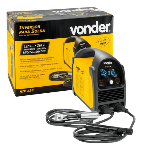 aparelho de solda inversor digital riv 228 vonder