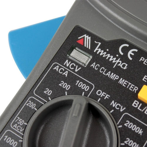 alicate amperímetro digital minipa et-3200b 1000a