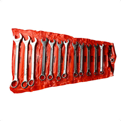 Jogo De Chave Combinada 12 Pcs 6 A 22mm Aço Carbono Bestfer