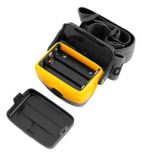 Lanterna De Cabeça 120 Lúmens Led Cob Lcv Capacete Vonder Branco Amarelo