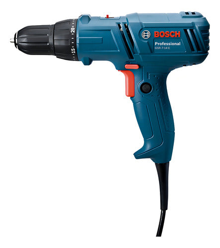 furadeira parafusadeira gsr714 jogo bits 21 peças bosch 127v - azul - 127v