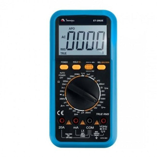 multímetro digital portátil et-2082e minipa