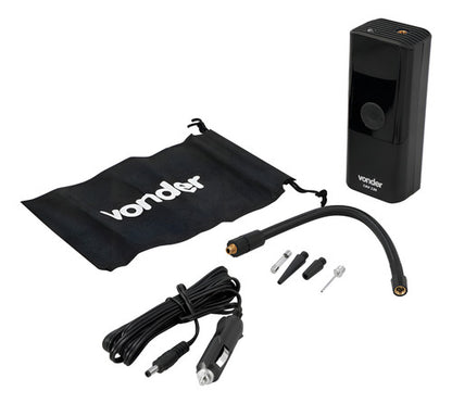 Compressor De Ar Automotivo Portátil Cav126 Vonder 12v Preto Monofásica