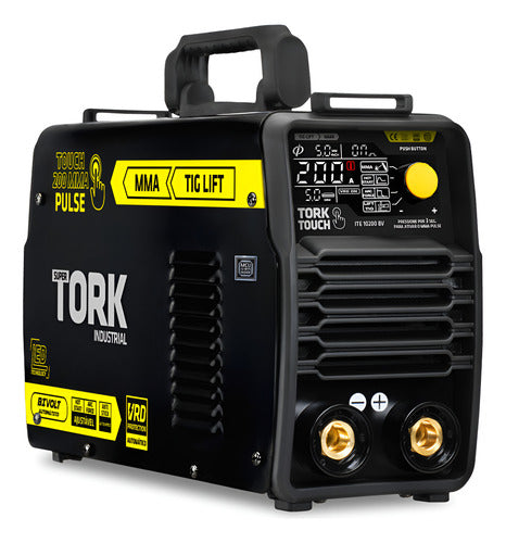 Inversora De Solda Super Tork Industrial Touch 200a Bivolt Preto