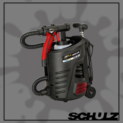 pistola eletrica pintura pulverização schulz 700w 800ml 220v - preto