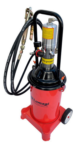 engraxadeira pneumática propulsora p/ graxa balde 12kg