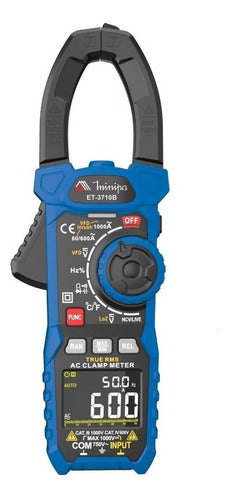 Alicate Amperímetro 1000 Ampers - Et-3710b Minipa