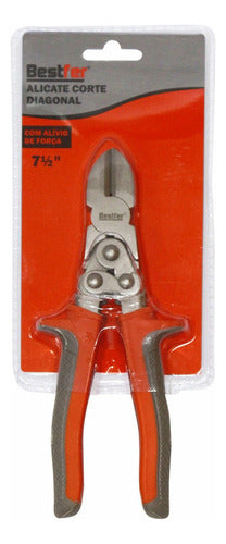 Alicate Corte Diagonal Com Alívio De Força 7.1/2  Bestfer