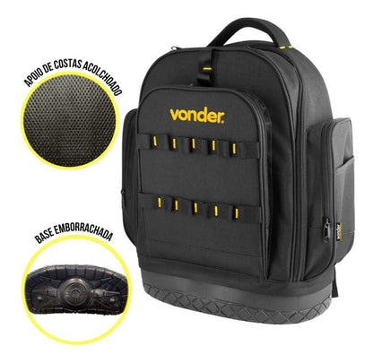 Mochila Bolsa Ferramentas Base Emborrachada Vonder Mov0300