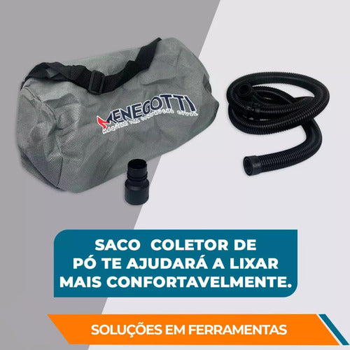 Lixadeira Profissional De Parede Menegotti Mlp800h 127v/220v