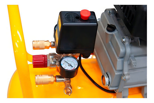 compressor de ar 7,3 pés 50 litros 2 hp mcv50 vonder amarelo