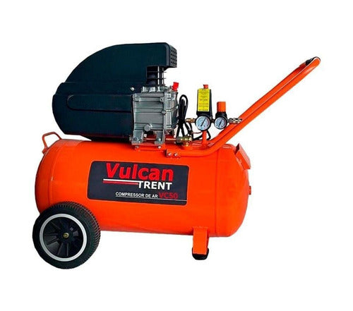 Compressor De Ar Elétrico Portátil Vulcan Trent Vc50 50l 2.5hp 220v 60hz Laranja
