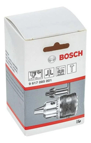 Mandril Furadeira Bosch 1,5 A 13mm Rosca 13l 1/2x20 Chave L