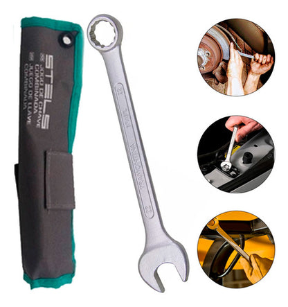 Jogo De Chave Combinada 6 A 22mm C/12 Peças Stels - 1540555