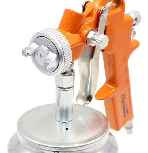 pistola de pintura revolver de pintura 1lt bico1.2 1.5 1.8mm