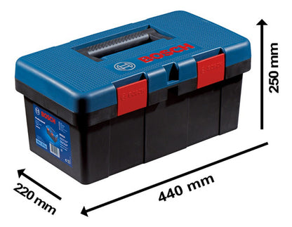 Caixa De Ferramentas Bosch Plástico 42x23x19cm Preta/azul