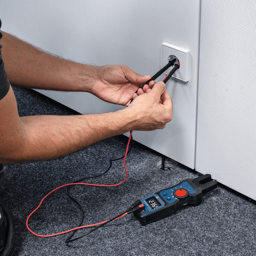Amperímetro De Garfo Trms Bosch Gfm 1000-15 C/ Pilha E Bolsa