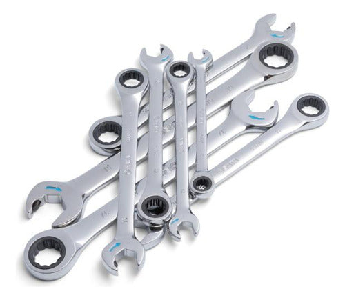 jogo chave combinada catraca  8-19mm 8 peças sata