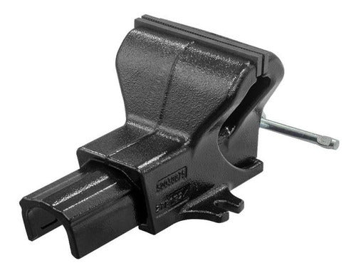 morsa torno de bancada nº 10 c/ mordente fixo schulz pratiko