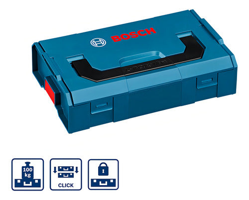 maleta l-boxx mini 2.0 professional bosch azul