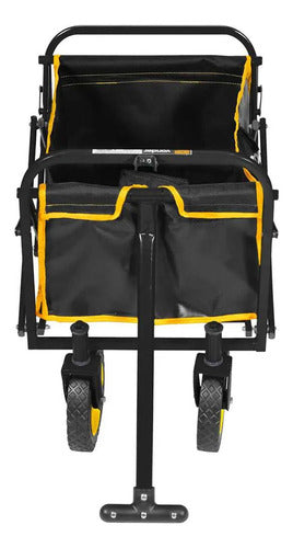 carrinho para carga dobrável 60kg vonder amarelo e preto amarelo/preto