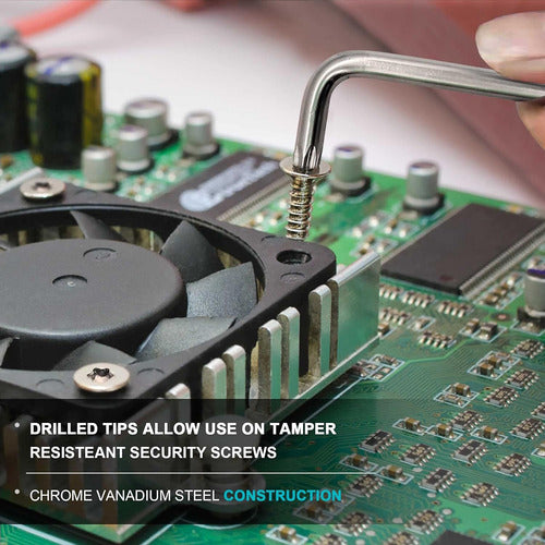 jogo de chaves torx com cabo longa furo automotiva tork guia