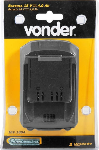 Bateria 18v 4.0ah Ibv1804 Linha Intercambiável Vonder