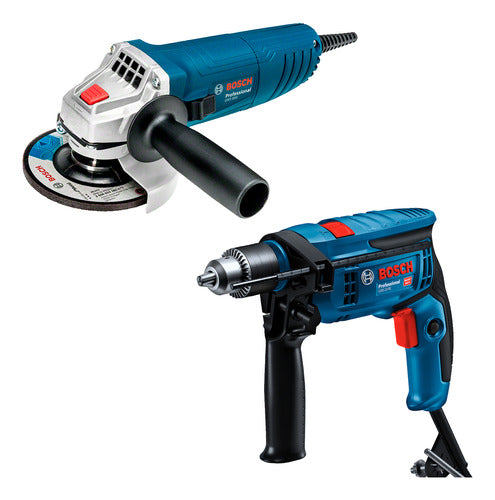 Combo Bosch Furadeira Gsb 13re + Esmerilhadeira Gws 850 220v