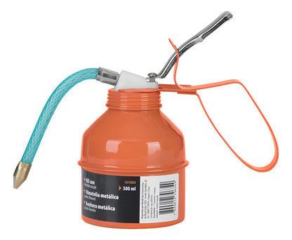 Almotolia Metalica Cap. 300ml Ponta Flexivel 1pc Sparta