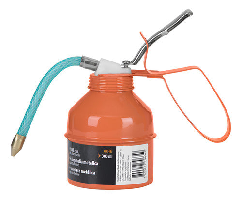 Almotolia Metalica Cap. 300ml Ponta Flexivel 1pc Sparta