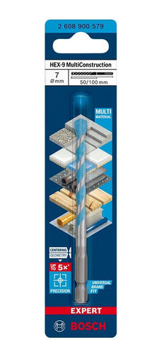 Broca Expert Multi Construction 7 X 100 Mm Hex-9 Bosch