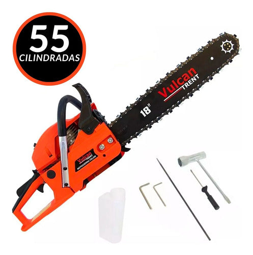 Motosserra Profissional A Gasolina 55cc 3,0hp Sabre18 Vulcan