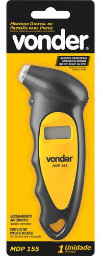 calibrador e medidor digital pressão p/ pneus mdp 155 vonder