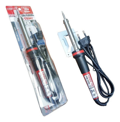 Ferro De Soldar 220v 40w Cabo Vermelho - Fame 3787