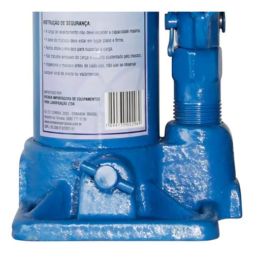 macaco hidráulico tipo garrafa 2 toneladas 2217 bremen