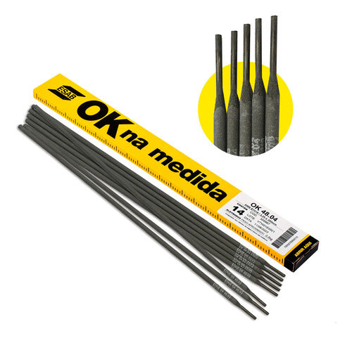 Eletrodo Solda Esab Ok Na Medida 48.04 E7018 3,25mm 14 Unds
