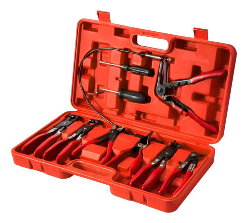 Jogo De Alicates E Abraçadeiras Elastica Automotivo 900463 V