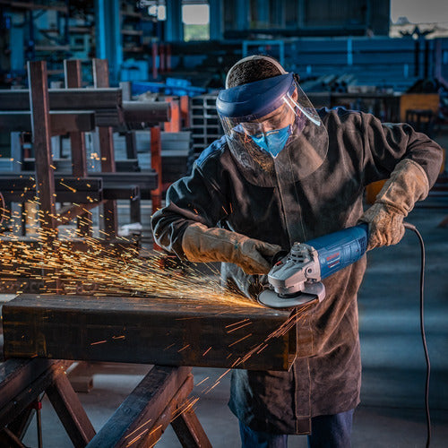 Esmerilhadeira Angular Bosch Professional Gws 2200-180 H Azul 2200 W 220 V + Acessório