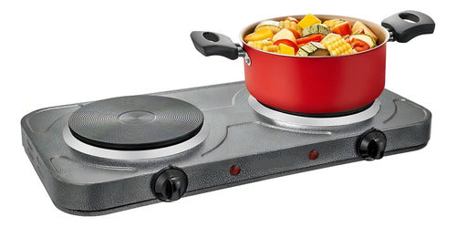 Fogão Elétrico Com 2 Pratos Cooktop Mesa 220v 2000w Fame Cor