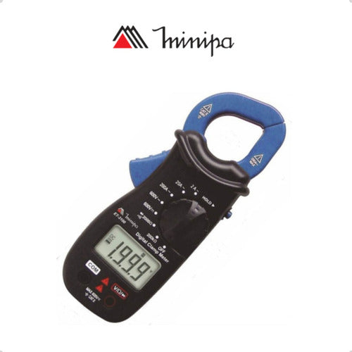 alicate amperímetro digital profissional minipa et3100 mini