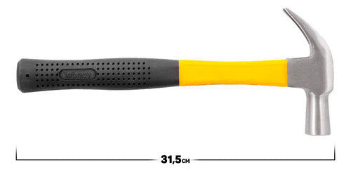 Martelo Unha 27 Mm Cabo De Fibra Emborrachada Vonder