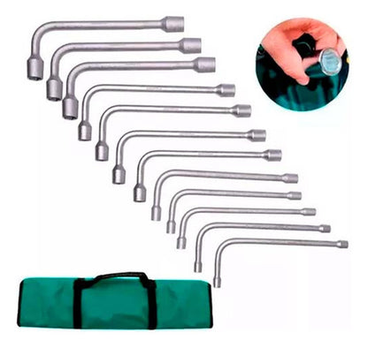 Jogo De Chave Biela 8 A 19 Mm 12 Peças St08021 Sata