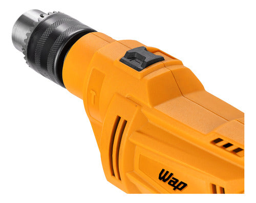 parafusadeira e furadeira de impacto wap wf 700k10 w2 220v amarelo 220v 60hz
