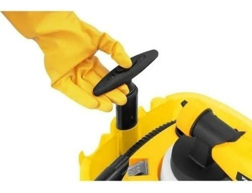 Pistola Elétrica Pintura Com Rodas Hvlp Vonder Pev750 Cyber Yellow