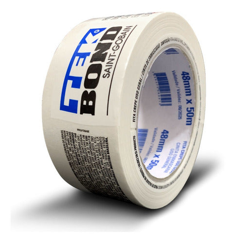 Fita Crepe 48mmx50m Tekbond