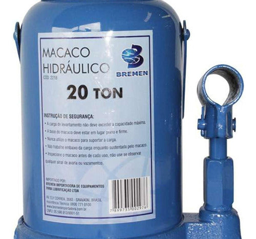 macaco hidráulico garrafa 20 toneladas 2218 bremen